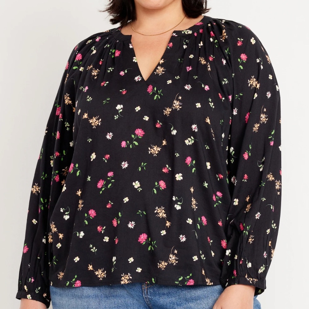 Old Navy Long Sleeve Floral Top